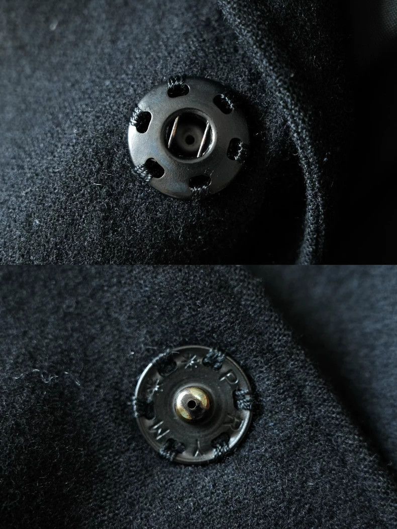 Yohji Yamamoto Yohji Yamamoto Yohji Yamamoto Button-Up Mixed Fabric Jacke Size US L / EU 52-54 / 3 - 5 Thumbnail