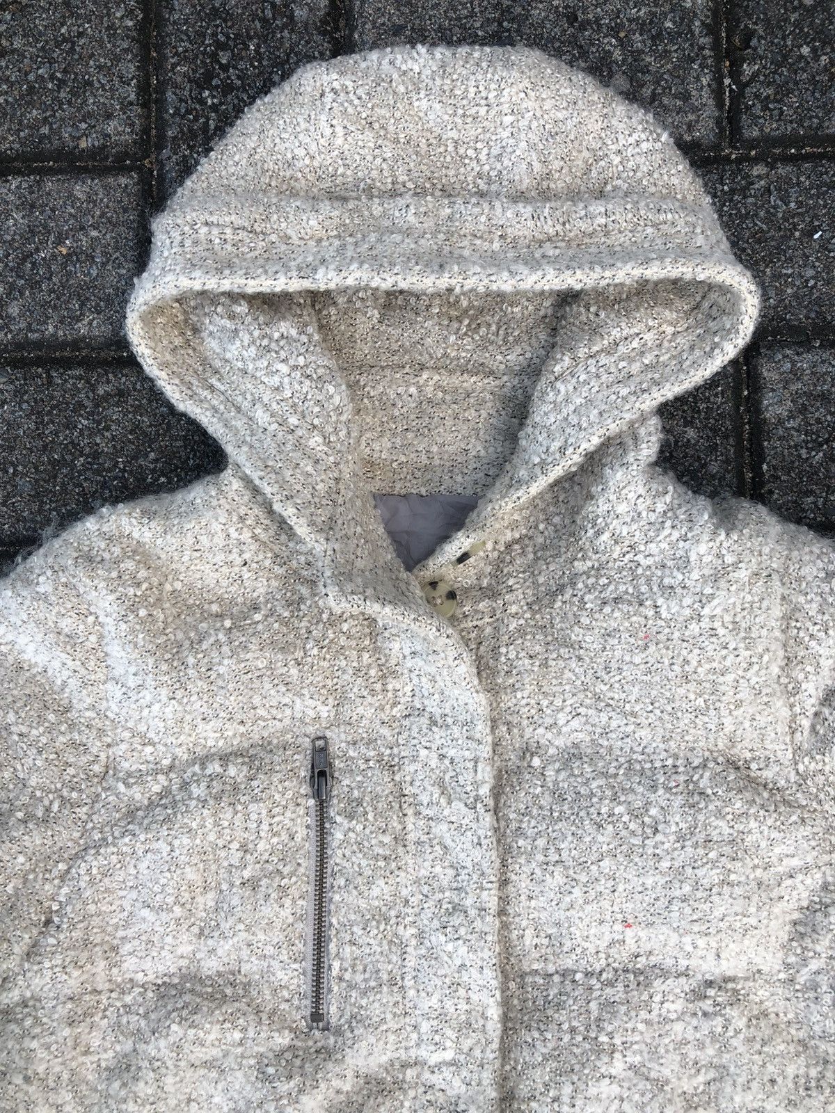 If Six Was Nine Japanese White Faux-Fur Maison Margiela Style Bomber Jacket Size US L / EU 52-54 / 3 - 4 Thumbnail