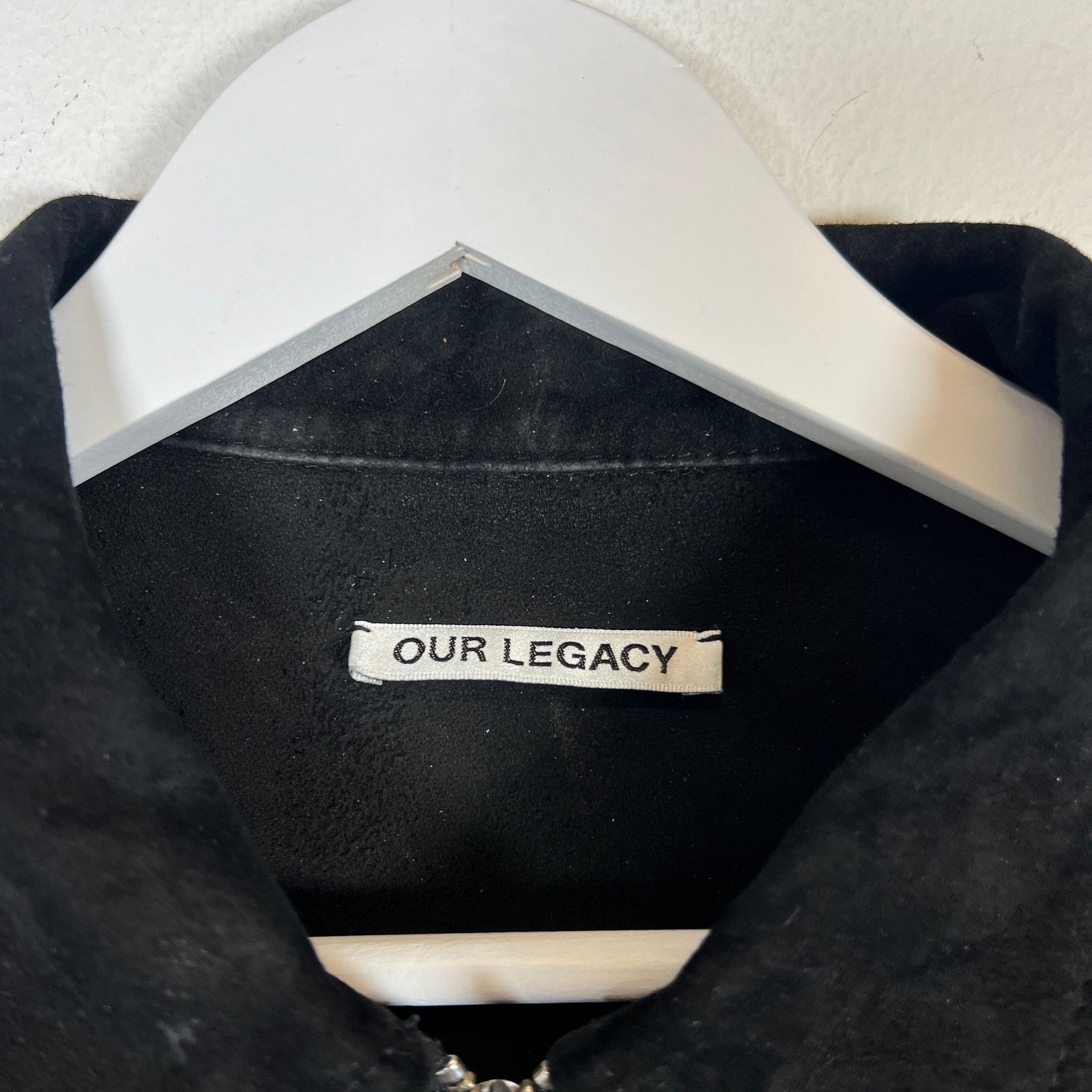 Our Legacy Our Legacy Black Suede Zip Up Jacket Size M Size US M / EU 48-50 / 2 - 4 Thumbnail