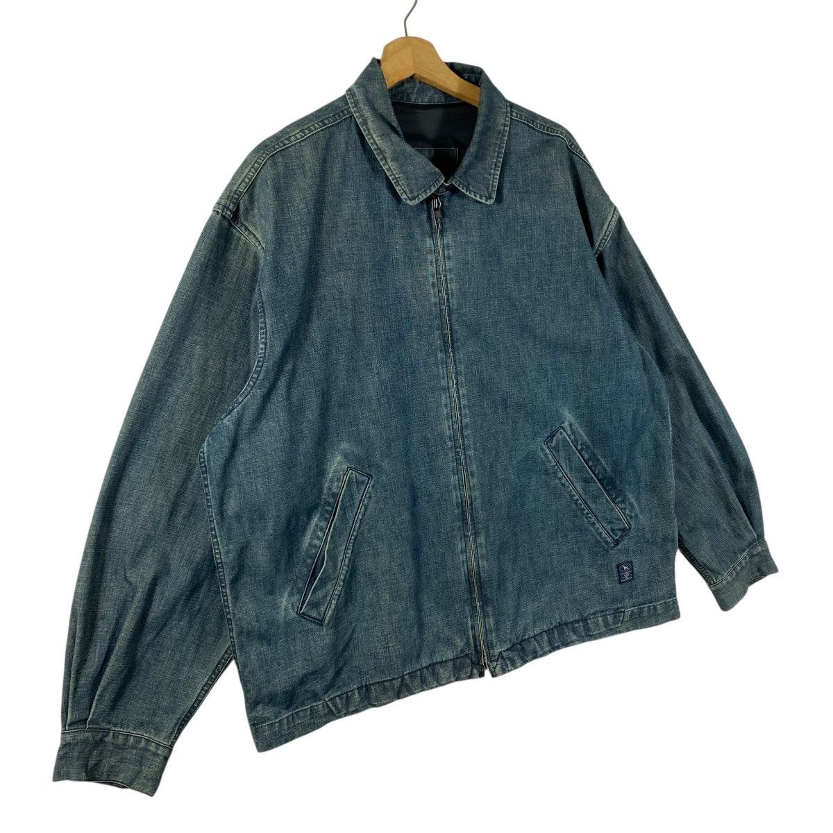 Japanese Brand Vintage Unique Retro Ken Collection indigo denim Zipper Size US L / EU 52-54 / 3 - 3 Thumbnail
