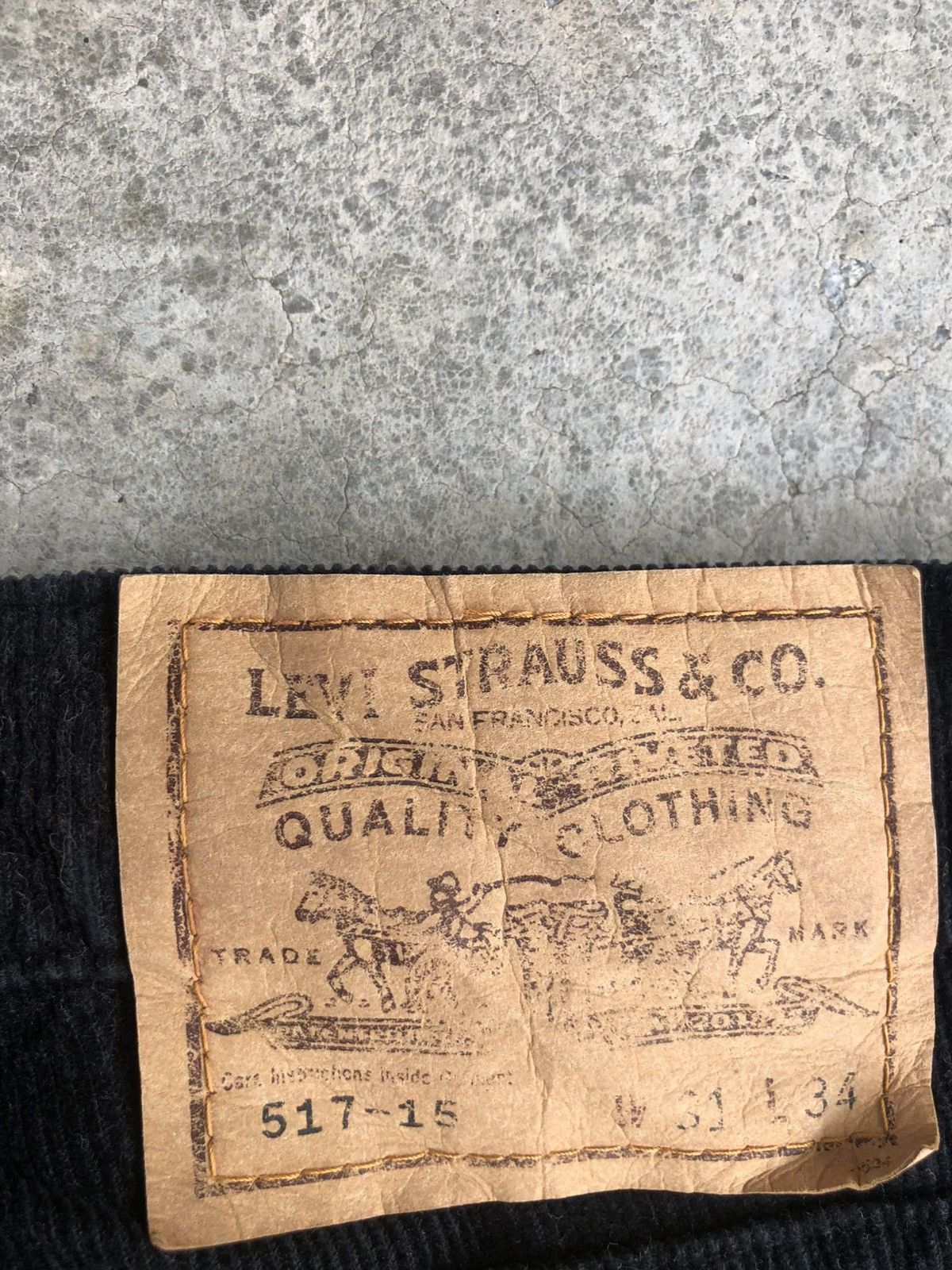 If Six Was Nine Vintage 90’s Levi’s 517 Flared Jeans Coduroy Pants Size US 30 / EU 46 - 17 Thumbnail