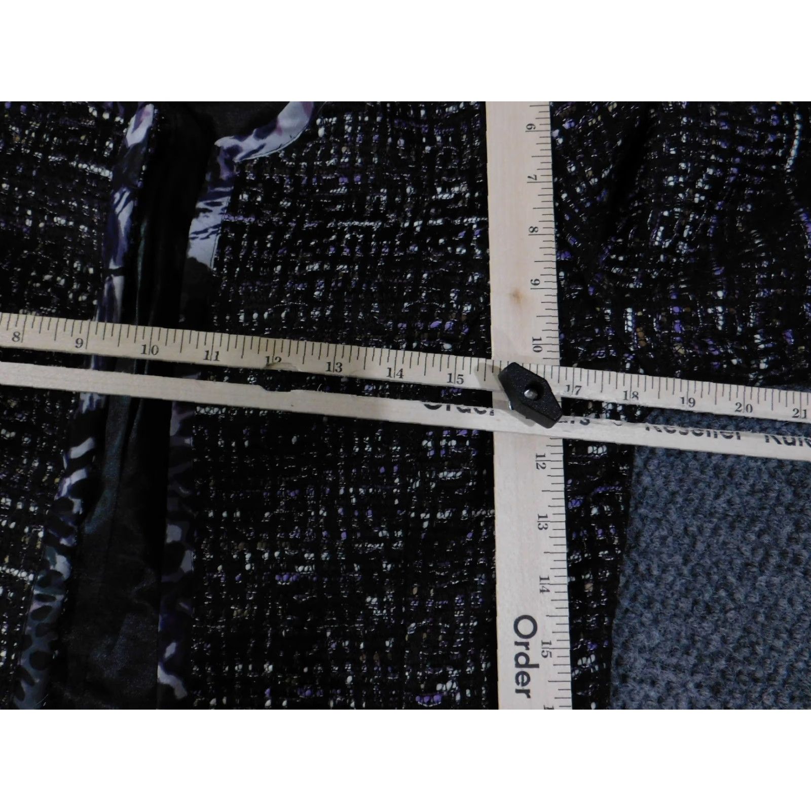 Coldwater Creek Coldwater Creek Blazer Women M Black Tweed Full Zip Collared Lined Industry: Casual, Business, Travel Size M / US 6-8 / IT 42-44 - 7 Thumbnail