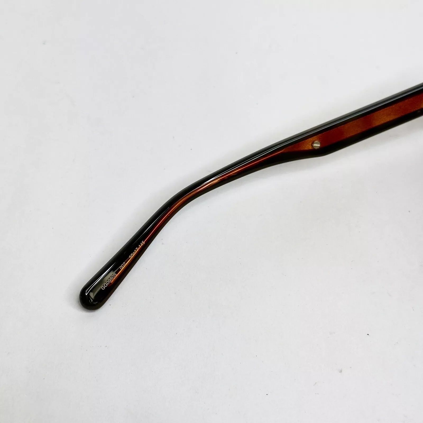 Gucci GUCCI 0980 Black Brown 002 Aviator Metal Sunglasses GG0980S Size ONE SIZE - 3 Thumbnail