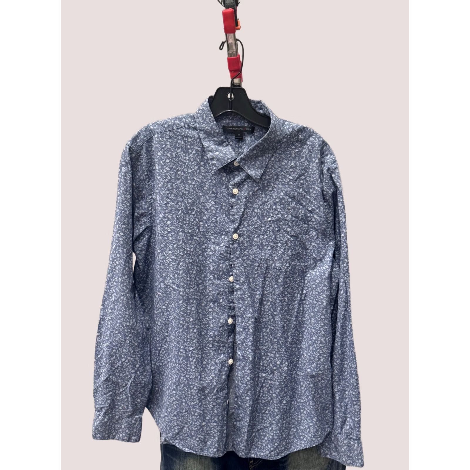 John Varvatos John Varvatos Floral LONG SLEEVE SHIRT Medium M Multicolor Mens Size US M / EU 48-50 / 2 - 1 Thumbnail