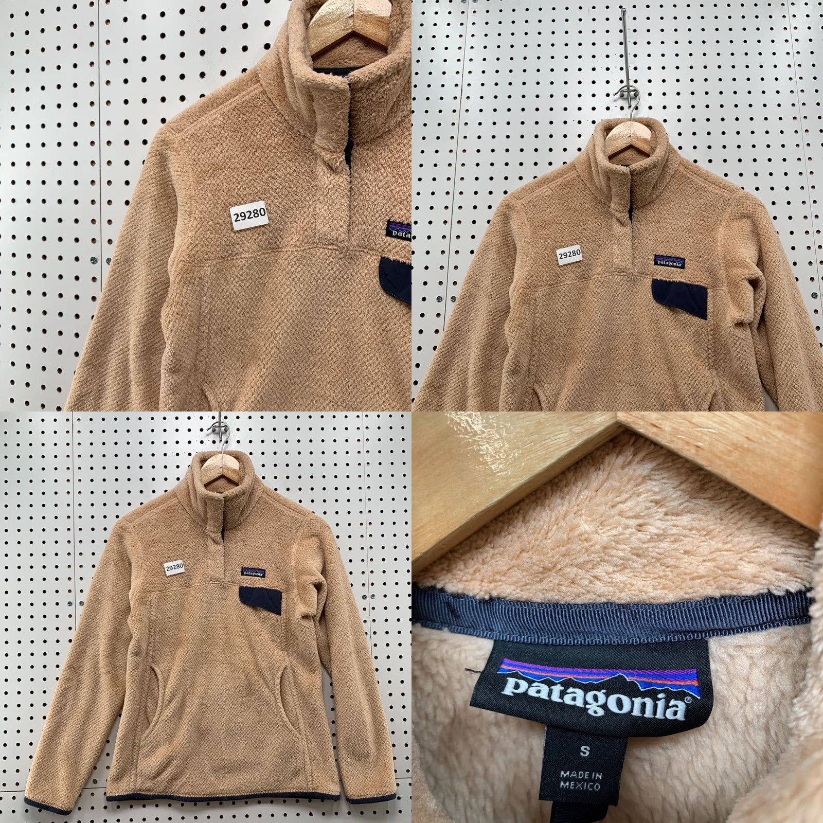 Patagonia Patagonia Re Tool Snap Sherpa Sweater Womens Small Brown Polartec Sherpa 17.5X24 Size S / US 4 / IT 40 - 8 Thumbnail