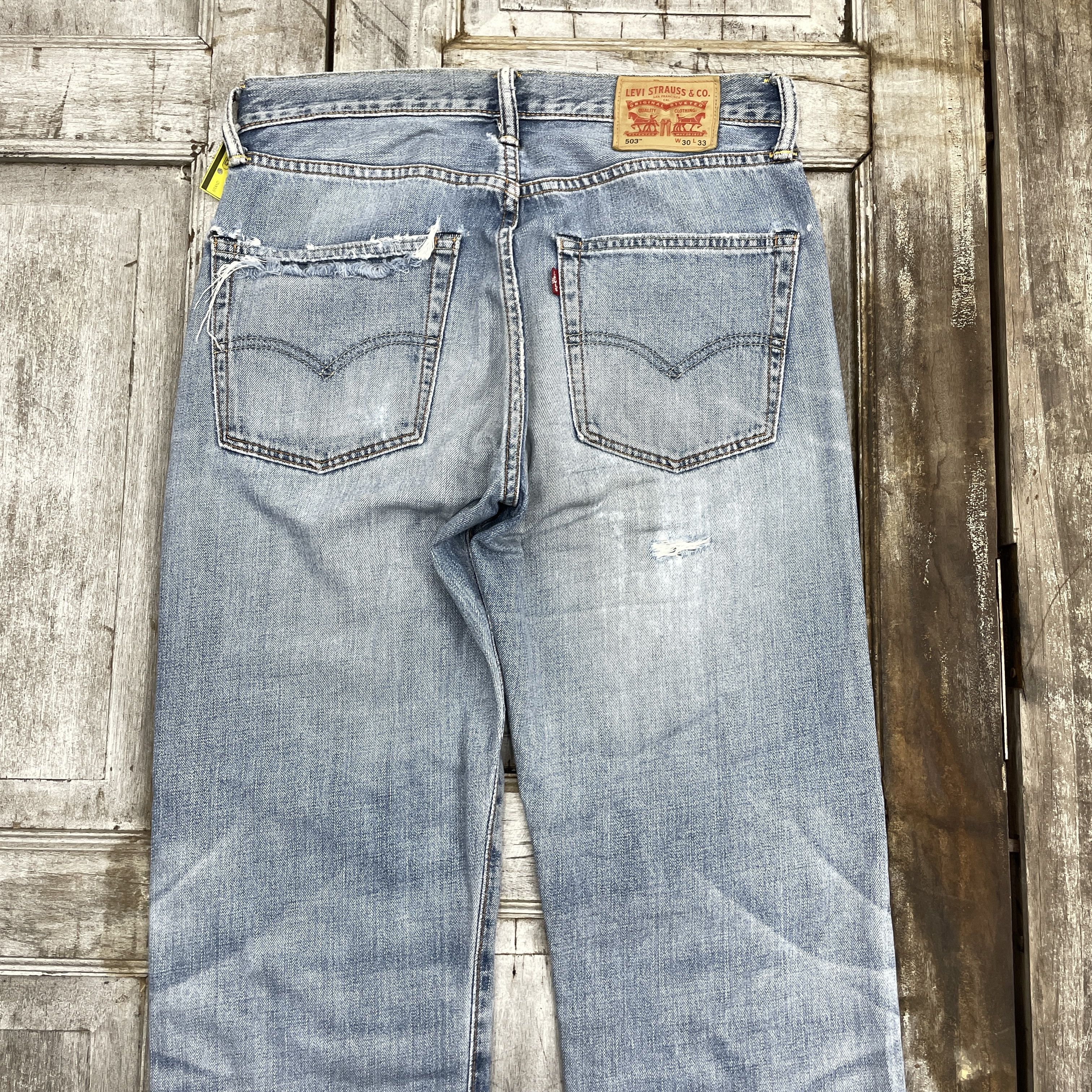 Levi's × Vintage Vintage Levi's 503 Faded Jeans -WC323 Size US 32 / EU 48 - 3 Thumbnail