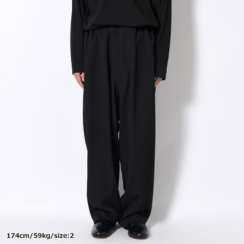Yohji Yamamoto Yohji Yamamoto Pour Homme - WOOL GABARDINE SIDE TUCK PANTS Size US 32 / EU 48 - 8 Thumbnail