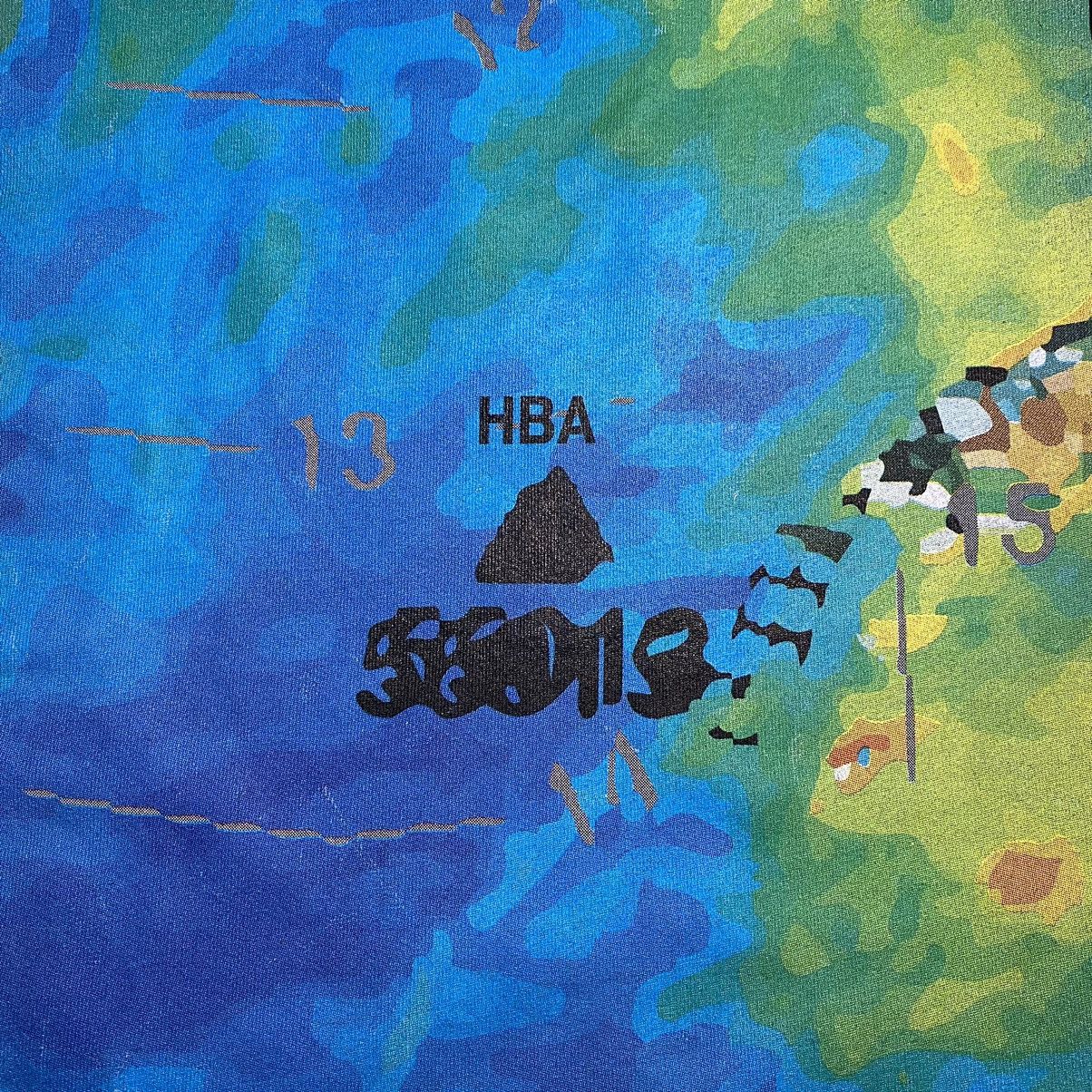 Hood By Air Hood By Air Shayne Oliver Thermal Weather Heat Map T Shirt Size US M / EU 48-50 / 2 - 13 Thumbnail