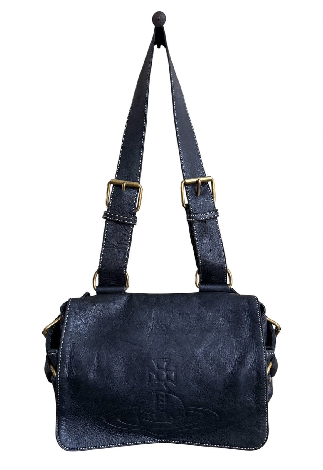 Vivienne Westwood Vivienne Westwood Crossbody Bag Leather Black Size ONE SIZE - 3 Thumbnail