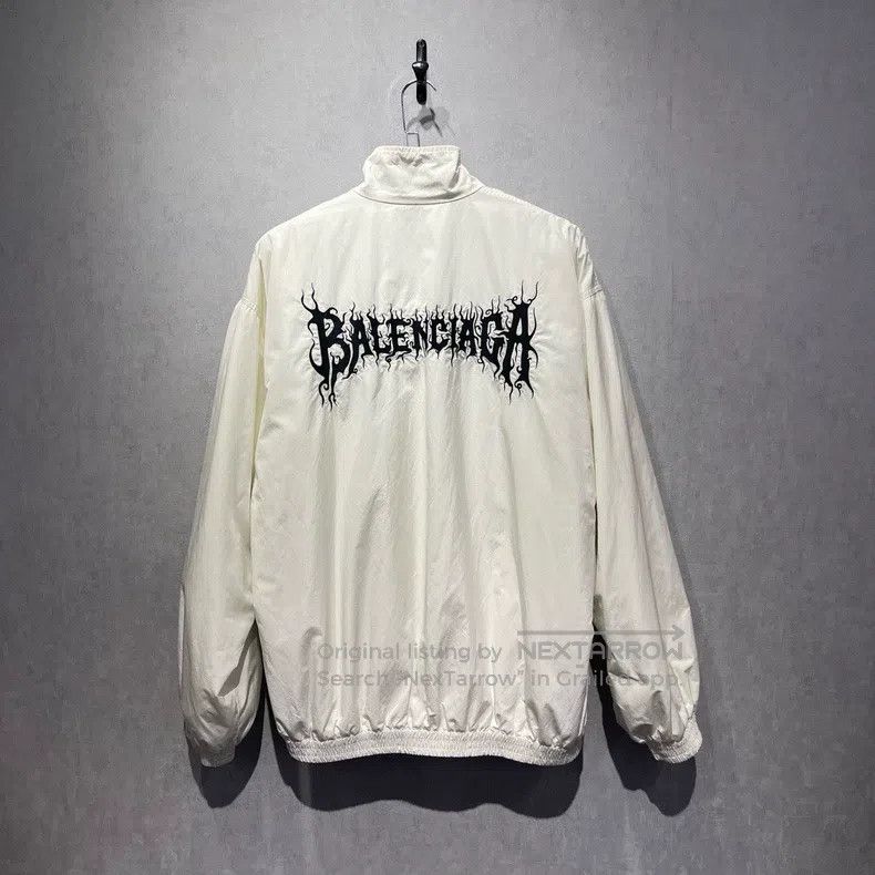 Balenciaga Balenciaga Back Embroidered Logo Jacket Size US XS / EU 42 / 0 - 2 Thumbnail