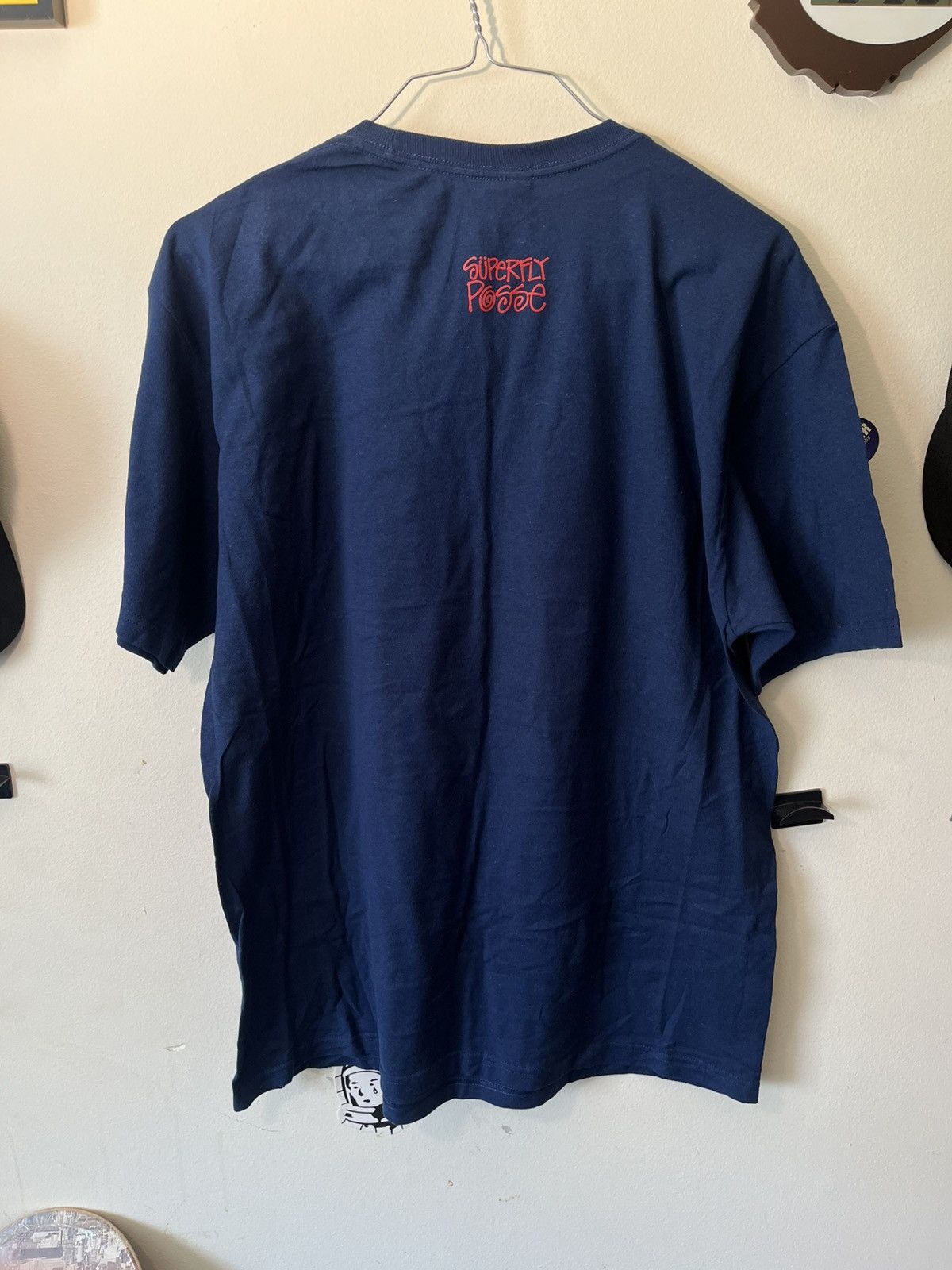 Stussy Vintage Stussy SuperFly Posse T-shirt Large Navy Size US L / EU 52-54 / 3 - 3 Thumbnail