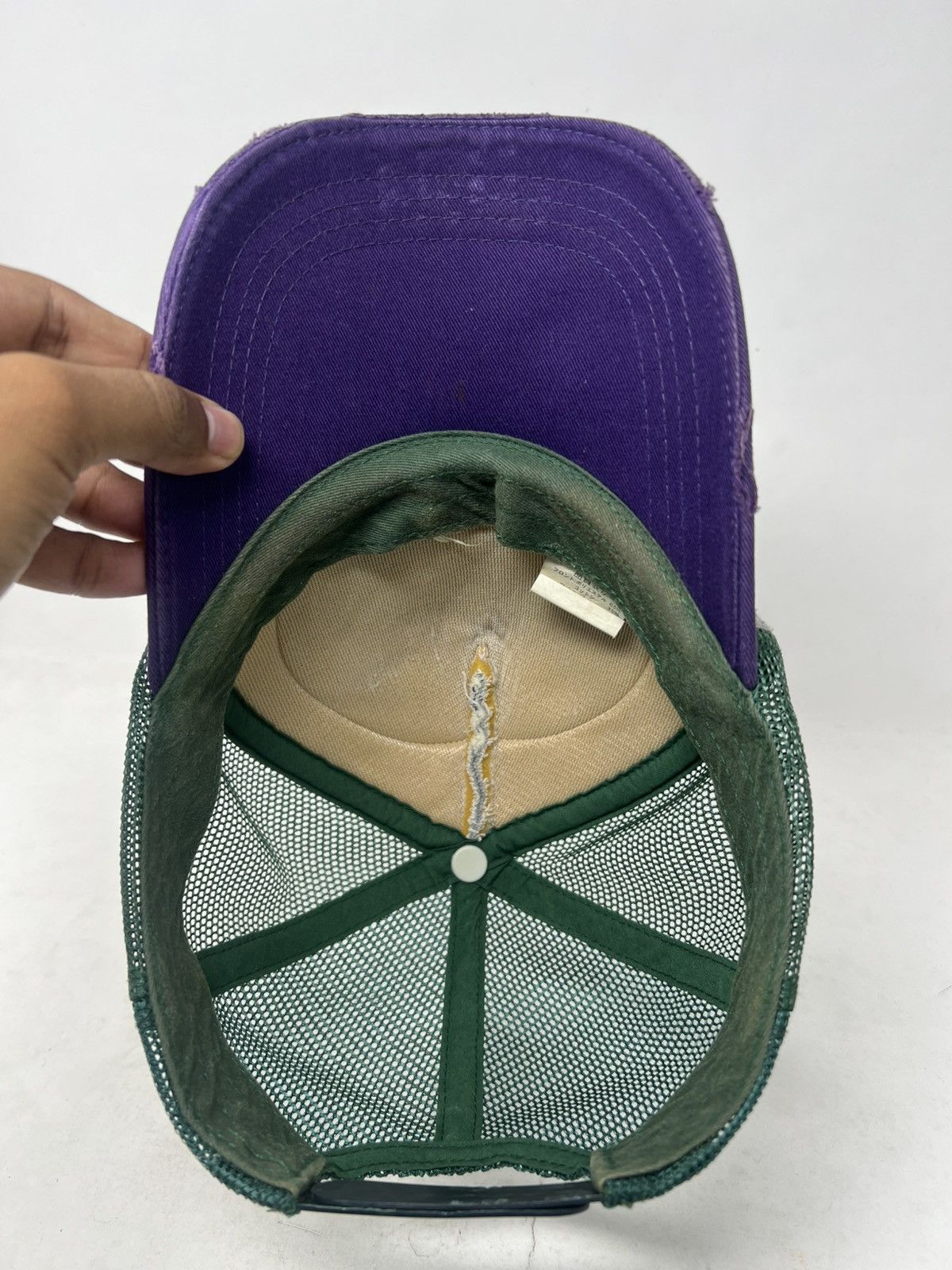 If Six Was Nine Penalty Espirito Distressed Trucker Hat Size ONE SIZE - 7 Thumbnail