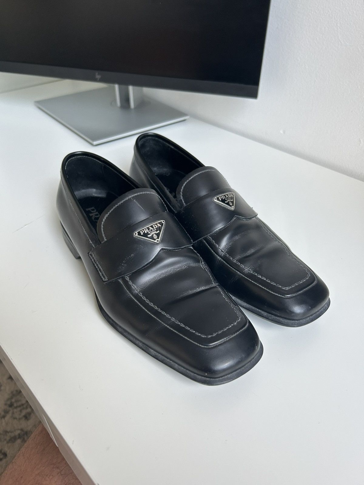 Prada Prada Leather Loafers Size US 8 / EU 41 - 2 Thumbnail