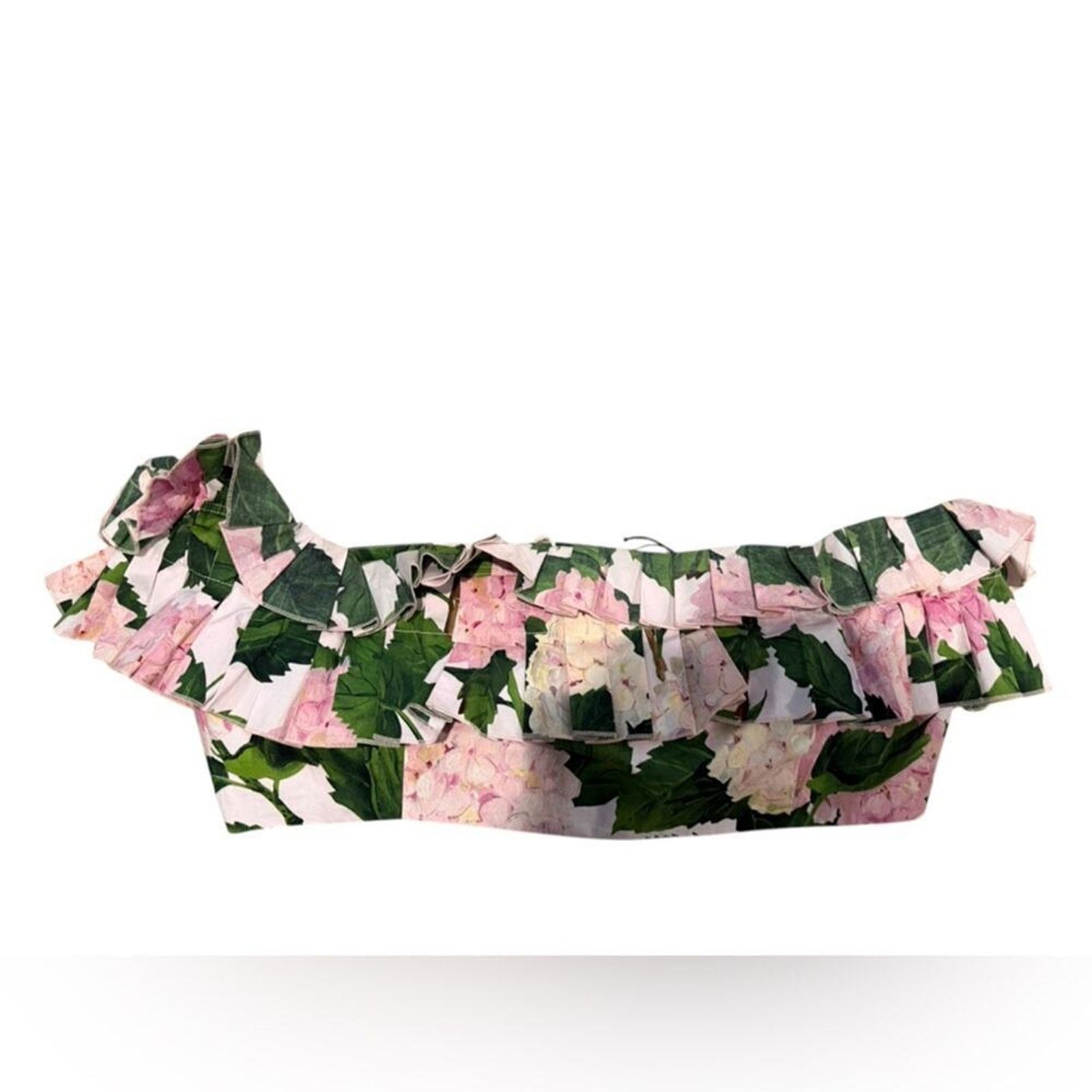 Oscar De La Renta Oscar de la Renta Off-Shoulder Floral Ruffle Detail Top 14 Size XL / US 12-14 / IT 48-50 - 6 Thumbnail