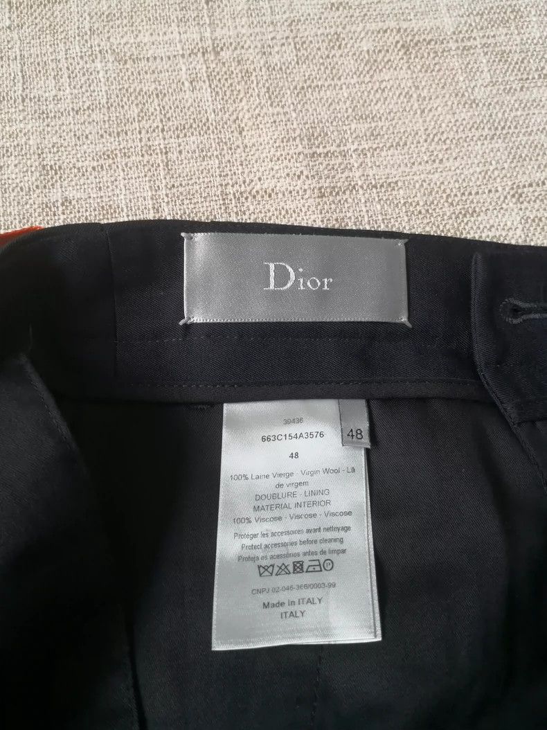 Dior Dior Wool casual trousers suit trousers 2501-Nextarrow Size US 32 / EU 48 - 3 Thumbnail