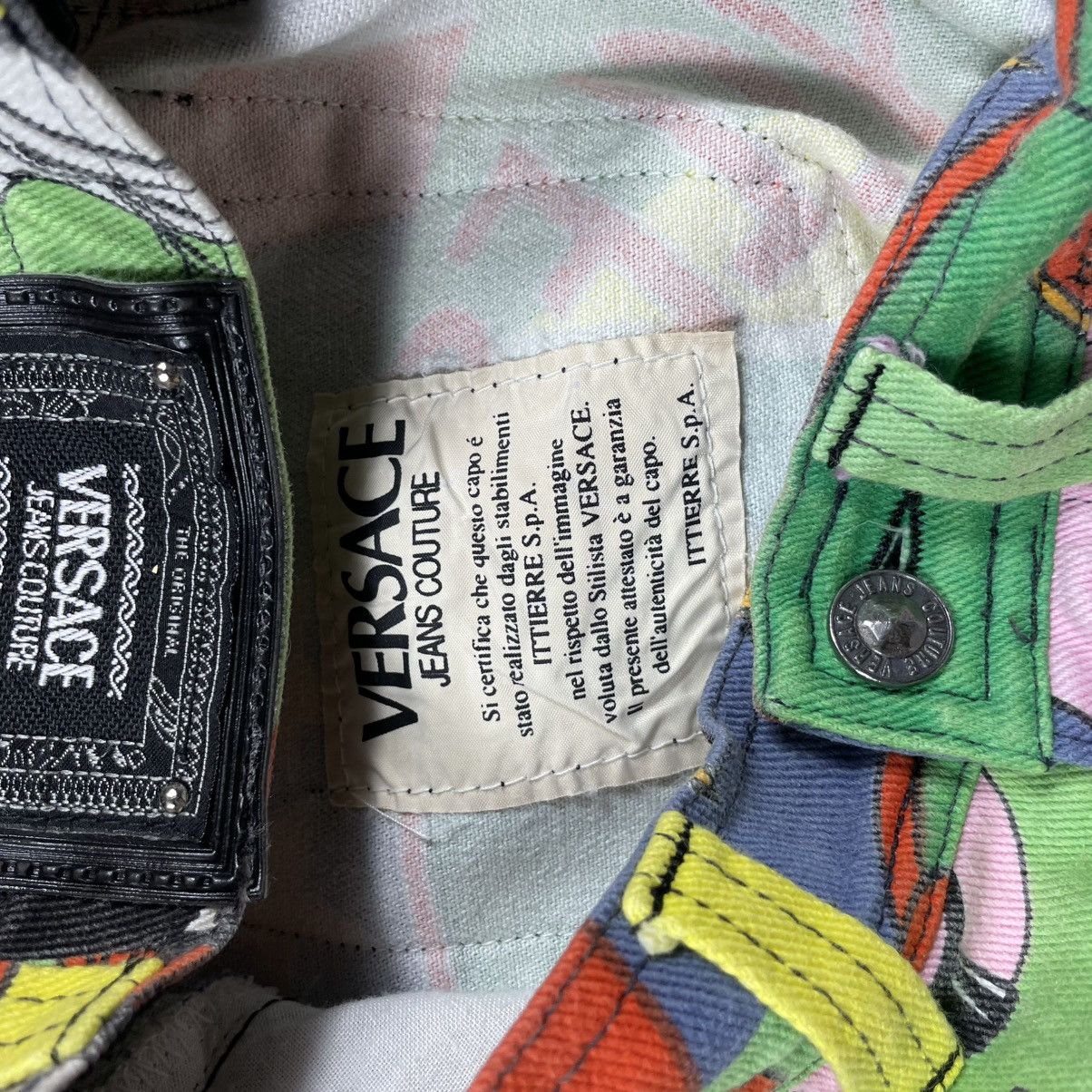 Versace × Versace Jeans Couture × Vintage VERSACE JEANS COUTURE BETTY BOOP POP ART JEANS Size 26" / US 2 / IT 38 - 10 Thumbnail