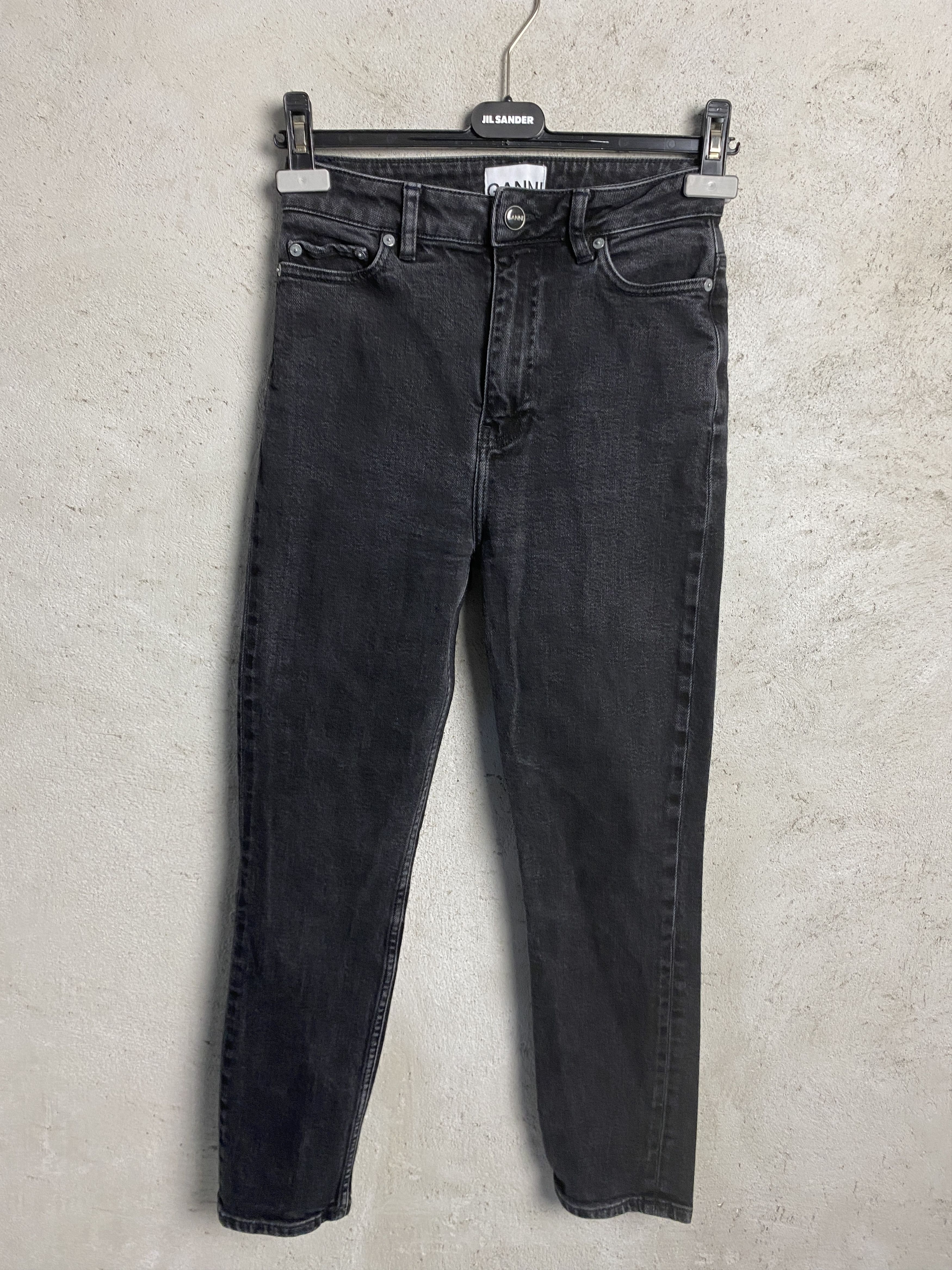 Ganni Ganni Denim Core Cutye Cropped denim jeans pants Size 26" / US 2 / IT 38 - 2 Thumbnail