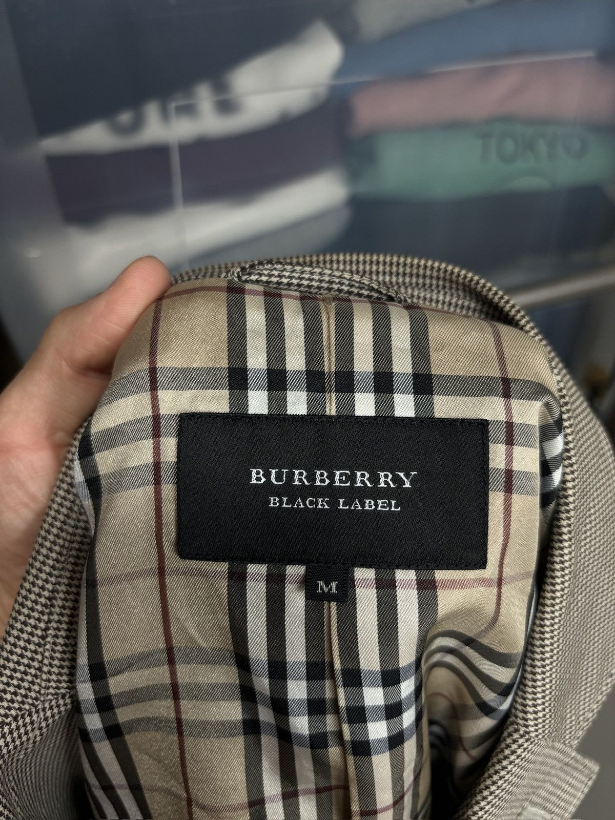 Burberry Burberry Black Label Houndstooth Blazer Jacket Size M / US 6-8 / IT 42-44 - 4 Thumbnail