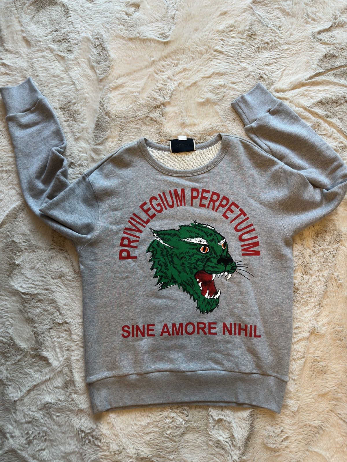 Gucci Privillegium perpetuum Gucci sweatshirt Size US S / EU 44-46 / 1 - 1 Thumbnail