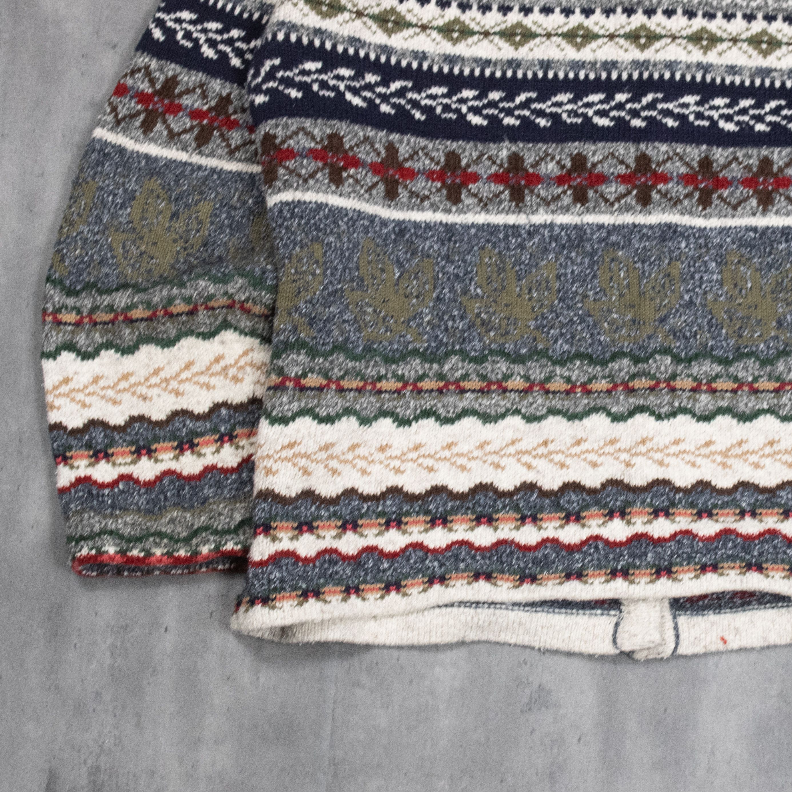 Northern Reflections Vintage Nordic Pattern Wool Cardigan Size US M / EU 48-50 / 2 - 8 Thumbnail