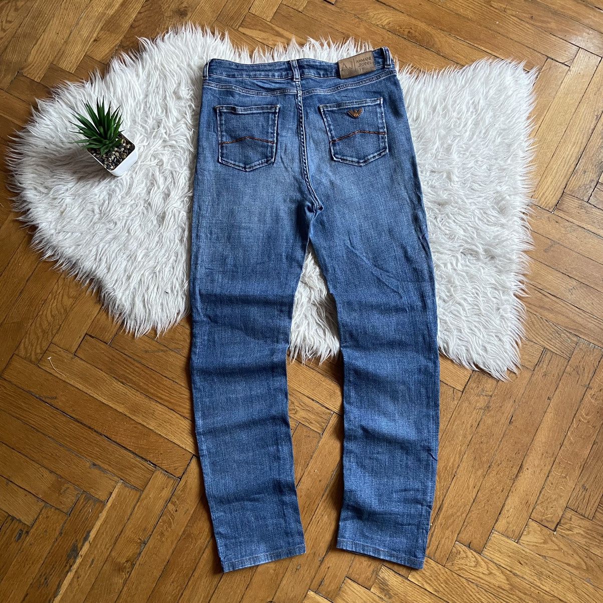 Armani × Giorgio Armani × Vintage 📌 Vintage Armani Jeans 00s Denim Metal Logo Y2k Size US 32 / EU 48 - 1 Thumbnail