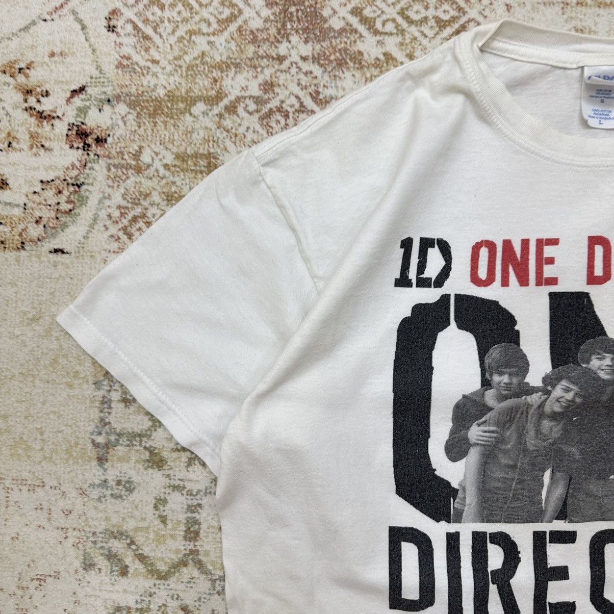Band Tees × Vintage Vintage Adult One Direction T-shirts 2011 Band Singer Size US L / EU 52-54 / 3 - 4 Thumbnail