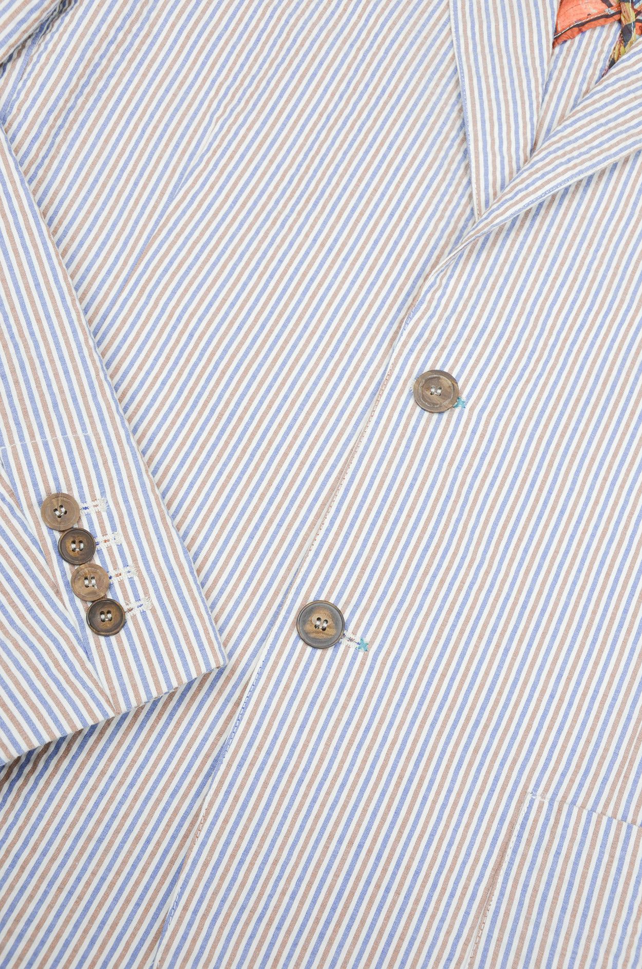 Other BOB Handmade Striped Summer Suit – Size 52 Size 52R - 8 Thumbnail