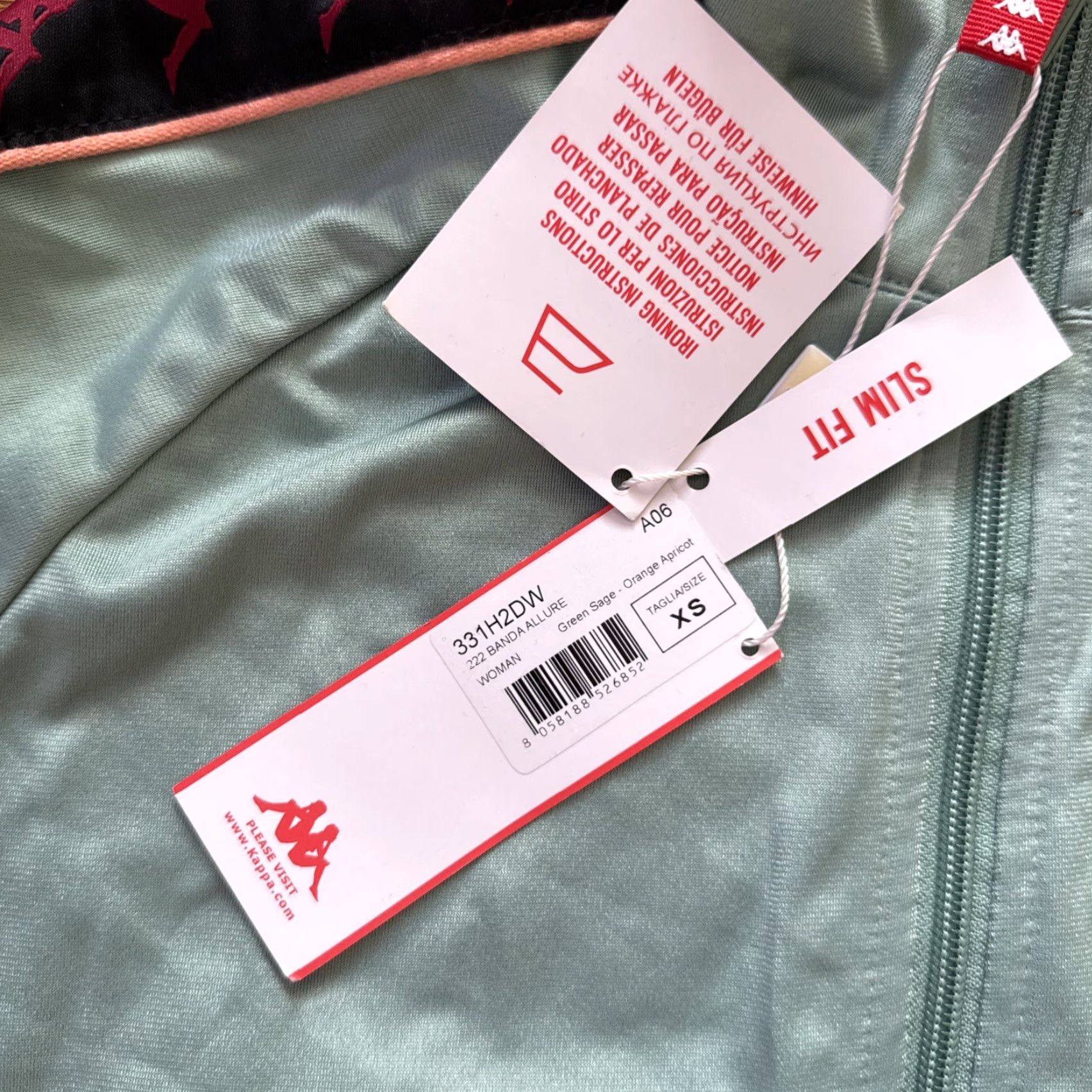 Kappa KAPPA Jacket Womens XS NWT 222 Banda Mercury Zip Front C18 Size XS / US 0-2 / IT 36-38 - 5 Thumbnail