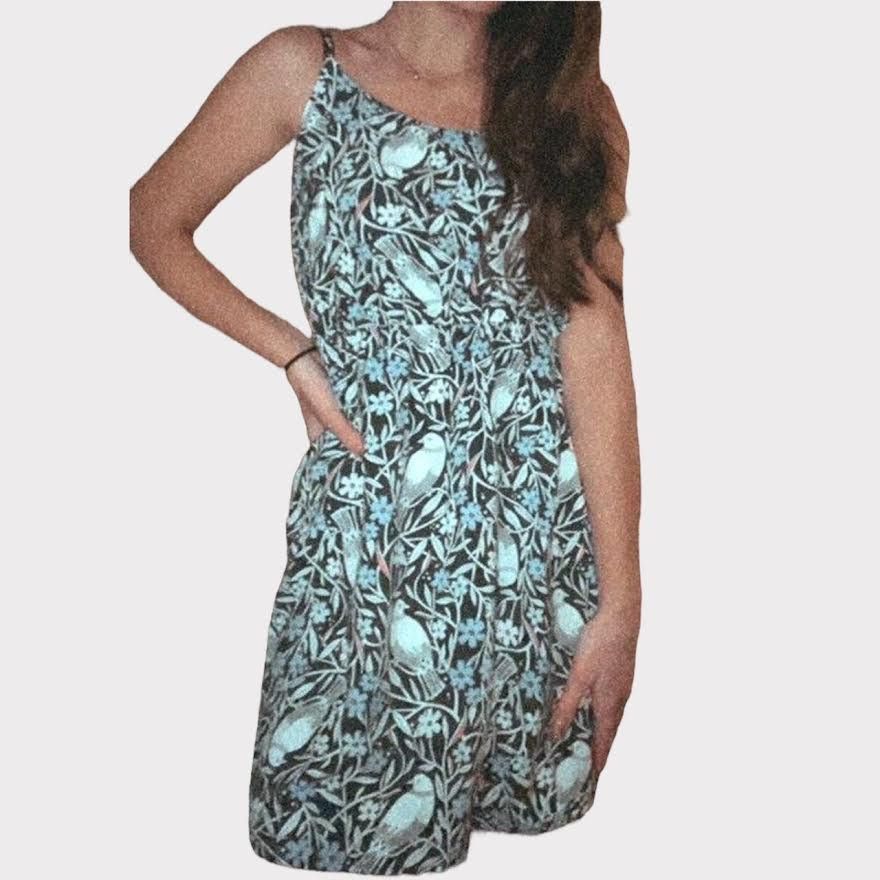Old Navy Old Navy | Women's Floral Bird Sundress | Small Size S / US 4 / IT 40 - 5 Thumbnail