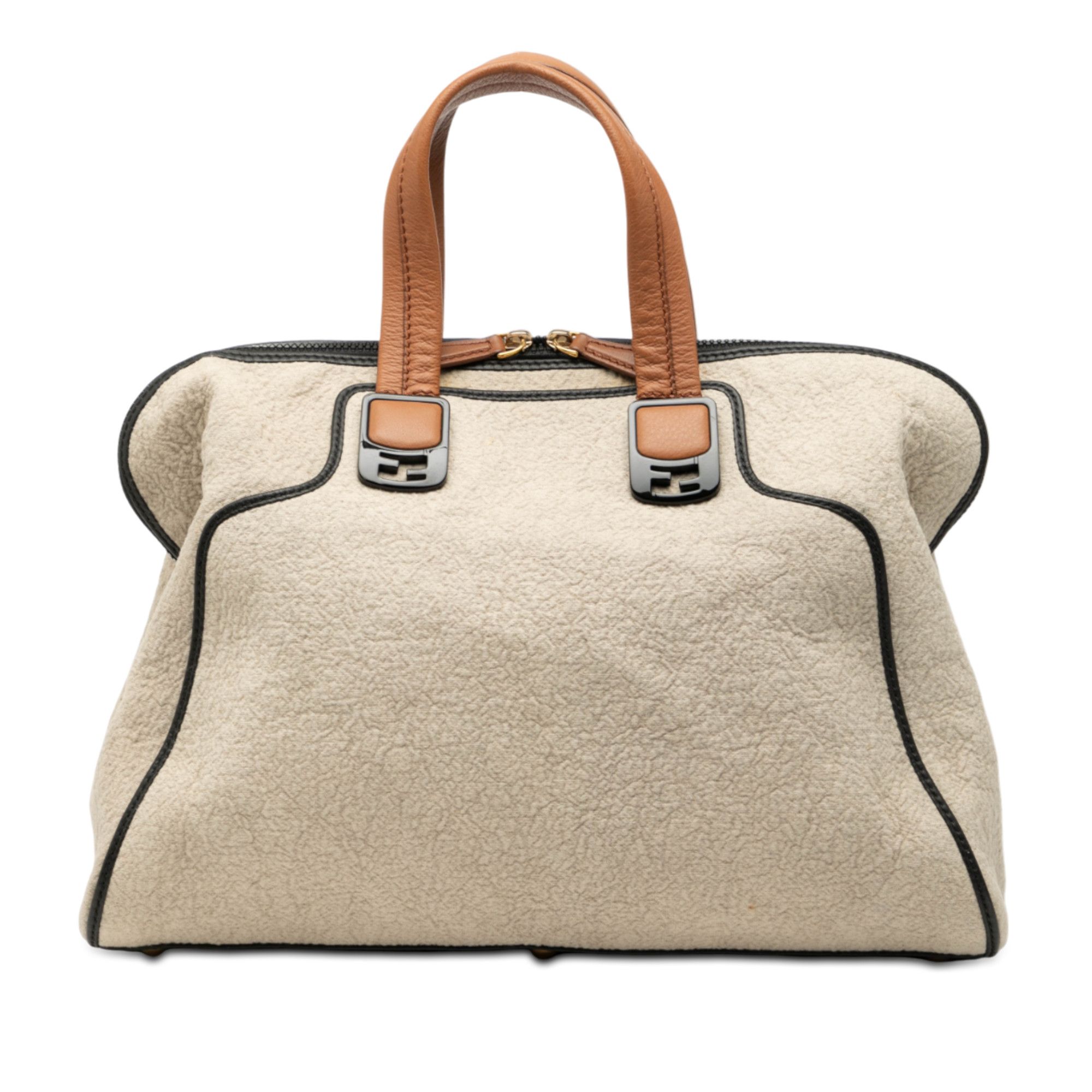 Fendi Fendi Large Canvas Chameleon Satchel Size ONE SIZE - 1 Thumbnail