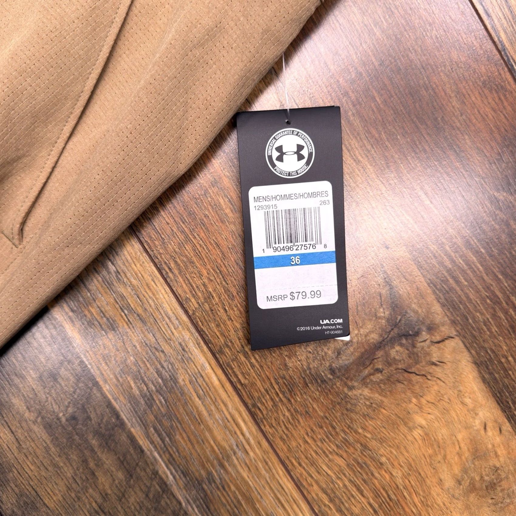 Under Armour Under Armour Pants Mens 36 Brown Loose Heatgear Mid Rise Stretch Unhemmed New Size US 36 / EU 52 - 6 Thumbnail