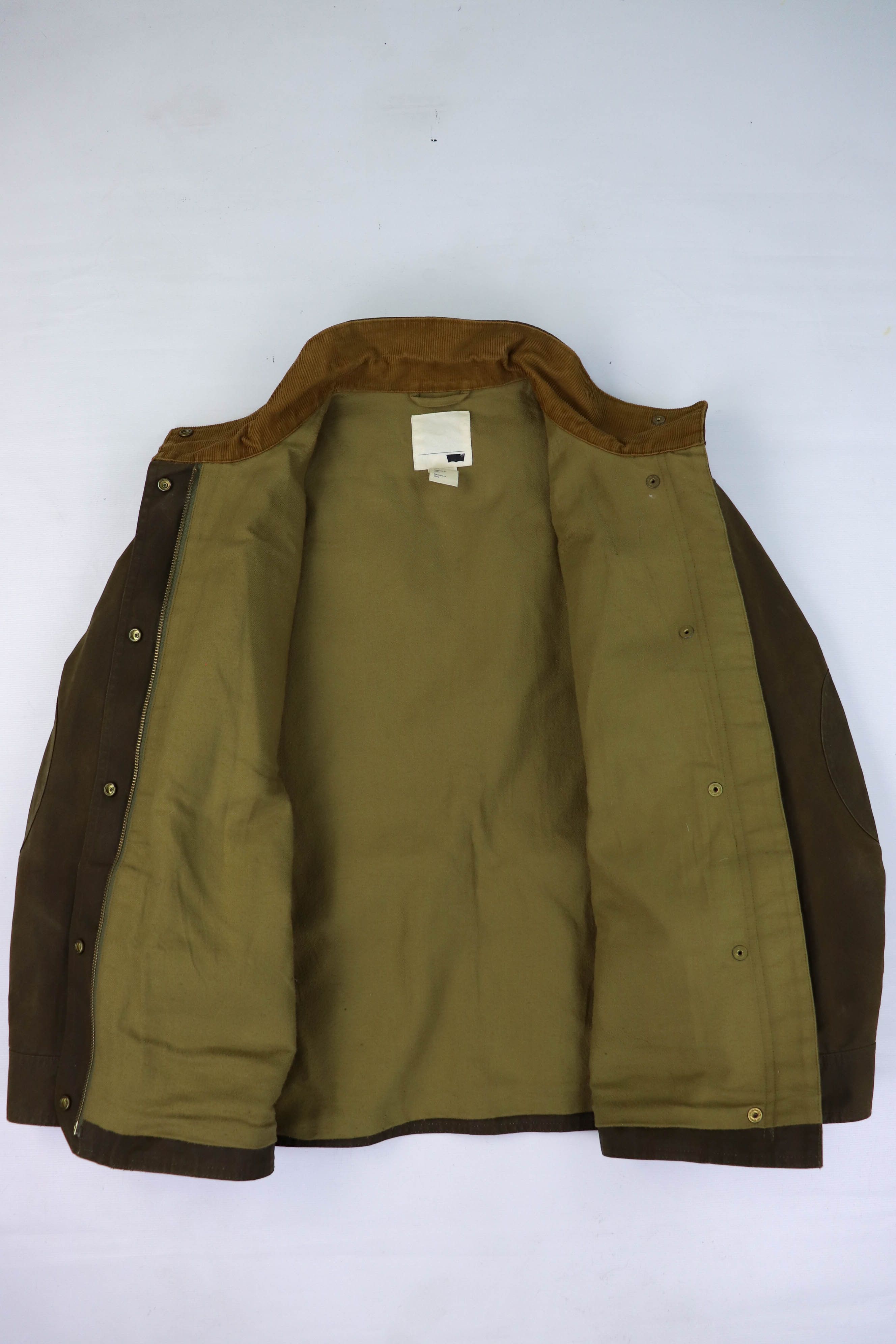 Levi's Women's Levi's Olive Green Waxed Belted Jacket Size M / US 6-8 / IT 42-44 - 14 Thumbnail