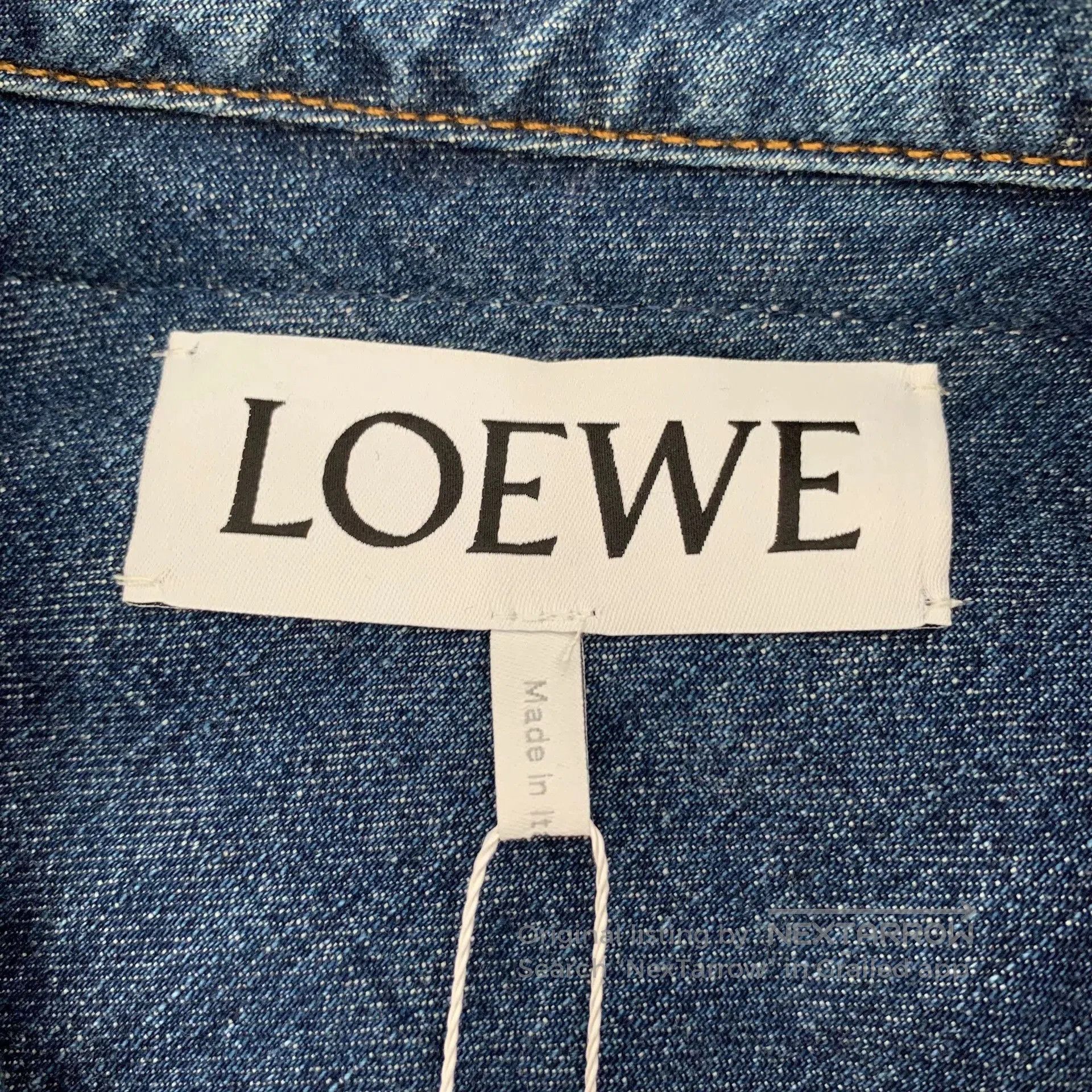 Loewe Loewe Blue Denim Asymmetric Jacket. Size US XS / EU 42 / 0 - 6 Thumbnail
