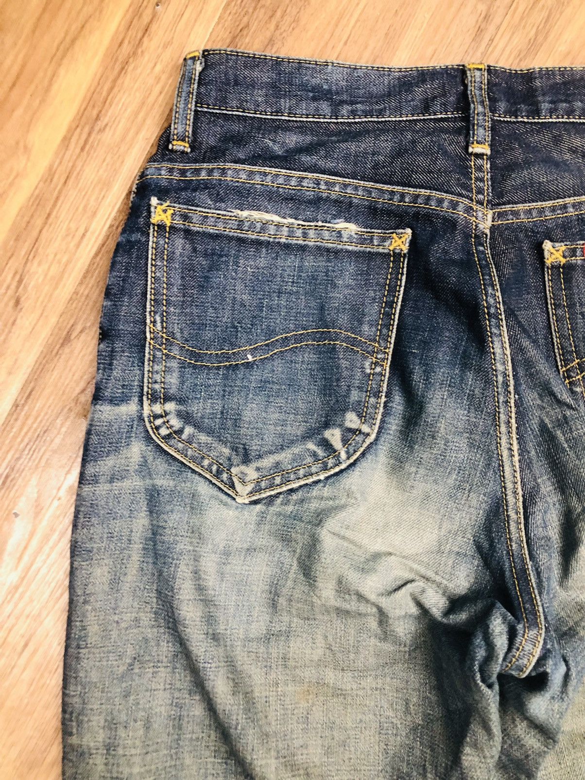 Lee Lee Vintage Flare Jeans High Waist Distressed (37) Size US 30 / EU 46 - 19 Thumbnail