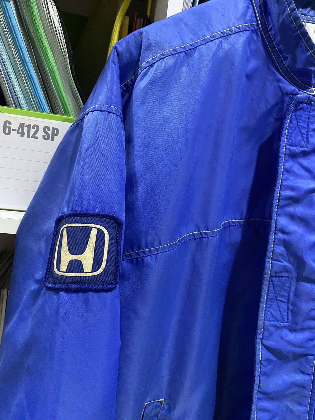 Honda Vintage 90s Honda Primo Team Bomber Jacket Size US XXL / EU 58 / 5 - 5 Thumbnail