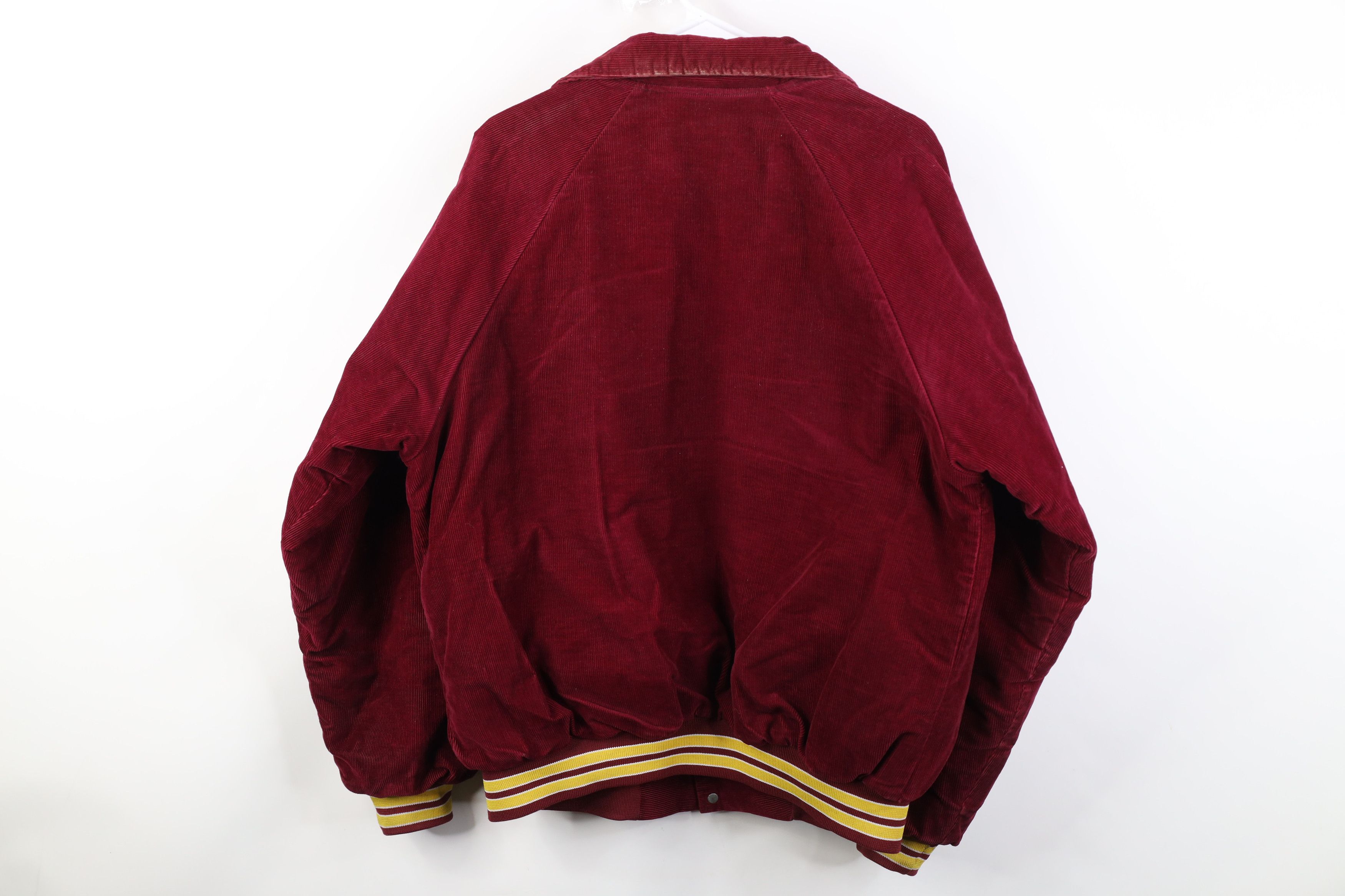 Vintage Vintage 80s 90s Powertrain Quilted Corduroy Bomber Jacket Size US XL / EU 56 / 4 - 13 Thumbnail