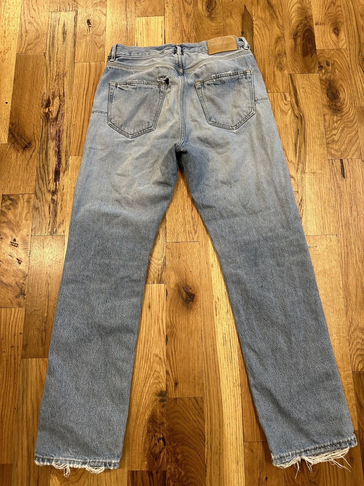 Purple Brand Purple Brand Limited Edition Knee Rip Blue Jeans Size 30 Size US 30 / EU 46 - 2 Thumbnail