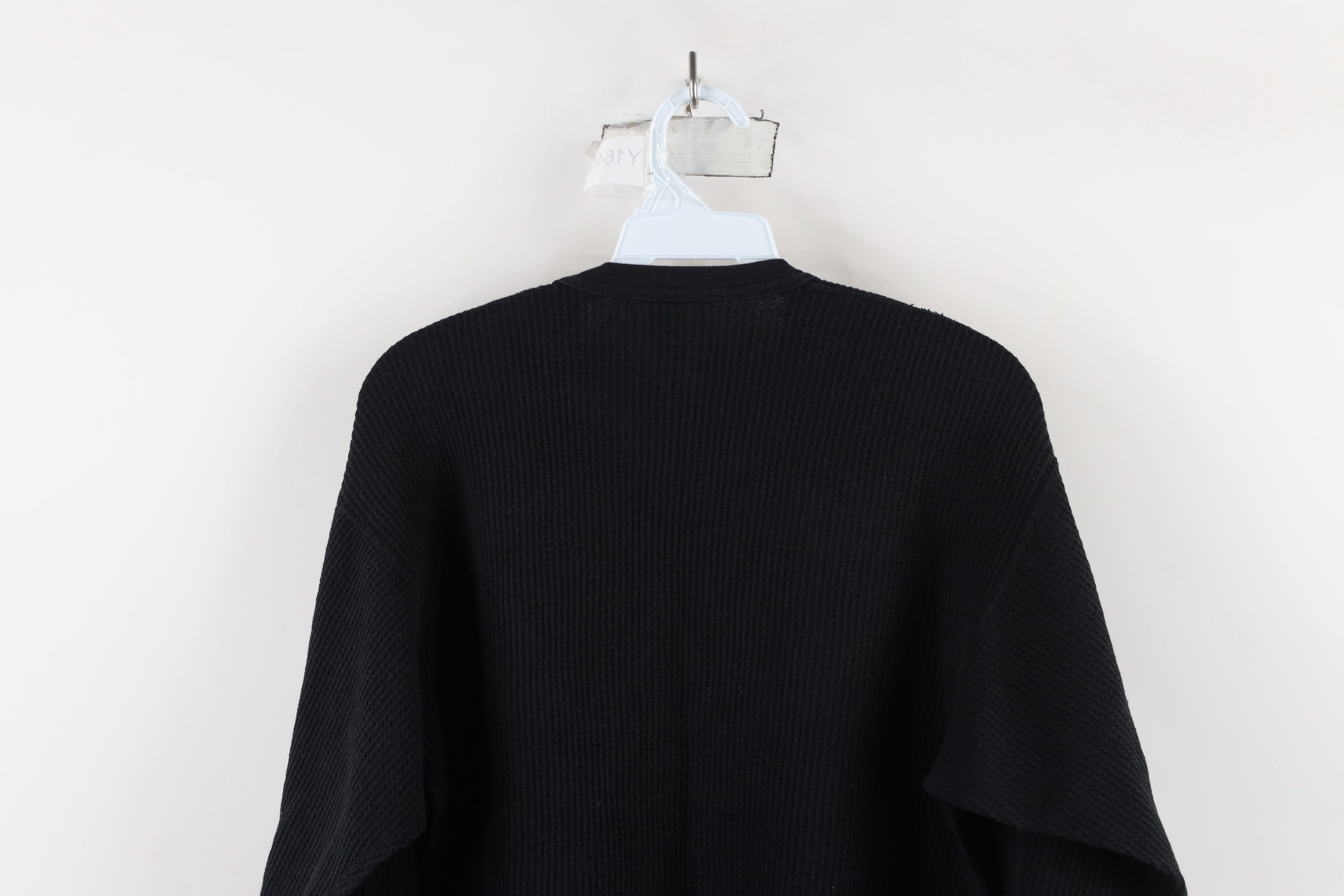 Vintage Vintage 90s Streetwear Waffle Knit Long Sleeve T-Shirt Size US XL / EU 56 / 4 - 10 Thumbnail