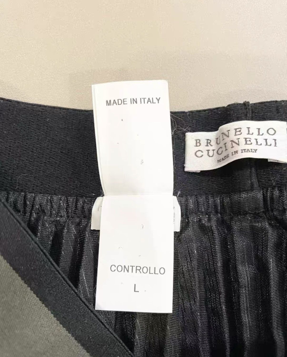 Brunello Cucinelli Brunello Cucinelli Black Metallic Pleated Midi Skirt J33 Size L / US 10 / IT 46 - 5 Thumbnail