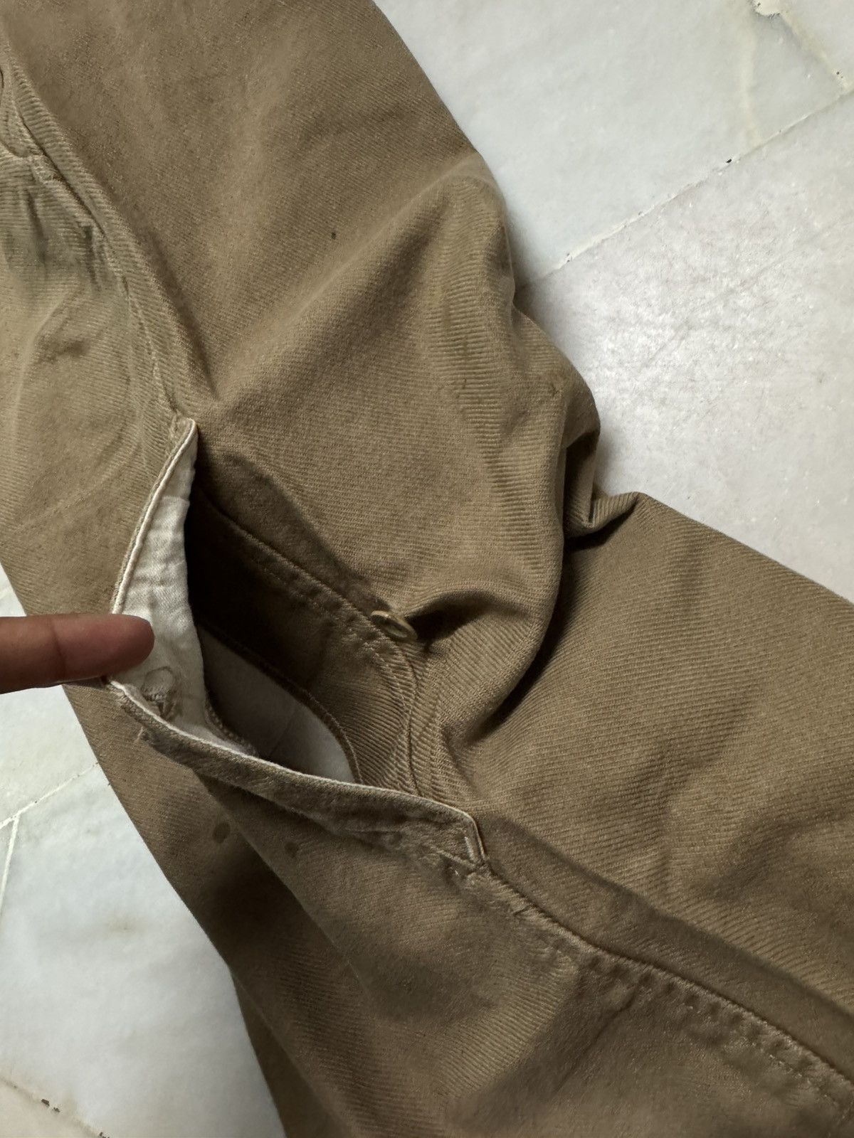 MasterPiece BAGGY WORKWEAR MASTERPIECE.CO POCKET PANTS MADE IN JAPAN Size US 29 - 12 Thumbnail