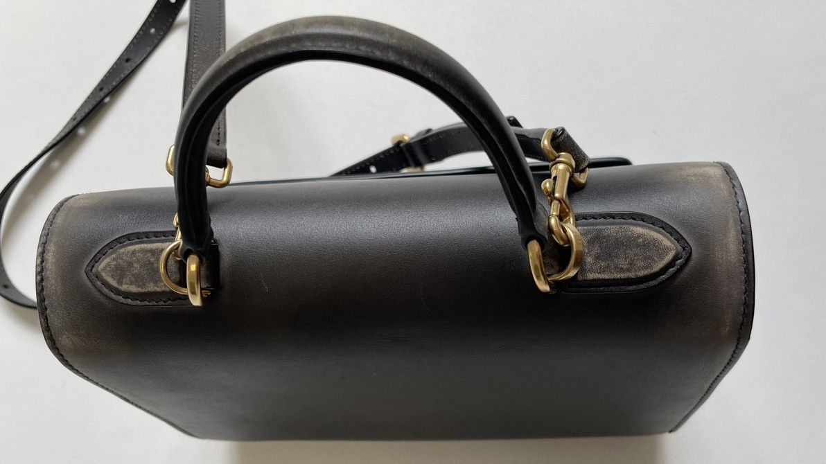Balenciaga Olive Distressed Leather ‘Money’ Hand Bag Size ONE SIZE - 16 Thumbnail