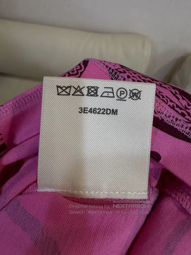 Hermes Hermes Pink Print Short Sleeve Size XS / US 0-2 / IT 36-38 - 5 Thumbnail