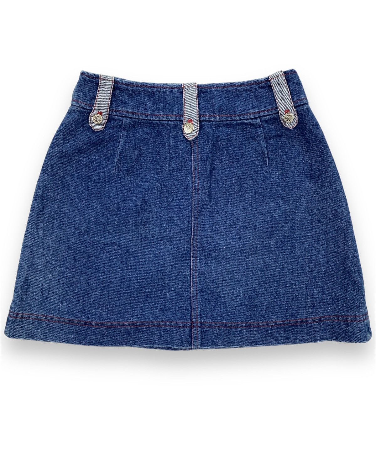 Japanese Brand Betty’s Blue by Shinji Abe Denim Skirt Size 24" / US 00 / IT 34 - 2 Thumbnail