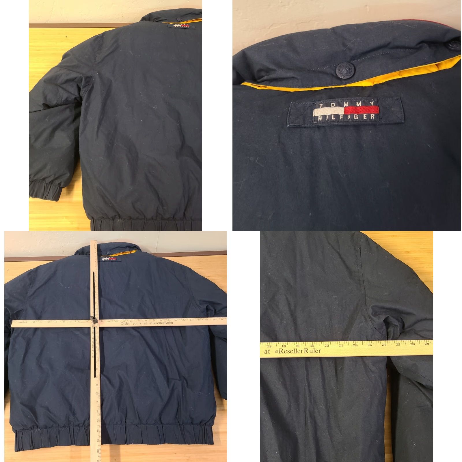 Tommy Hilfiger VINTAGE Tommy Hilfiger Coat Puffer XL Men Blue Down Zip Full Zip Embroidered Logo OS All Seasons Winter Size US XL / EU 56 / 4 - 9 Thumbnail