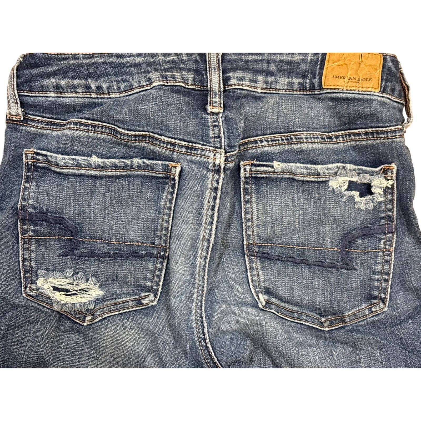 American Eagle Outfitters American Eagle Super Stretch jegging jean denim size 6 Size 28" / US 6 / IT 42 - 6 Thumbnail