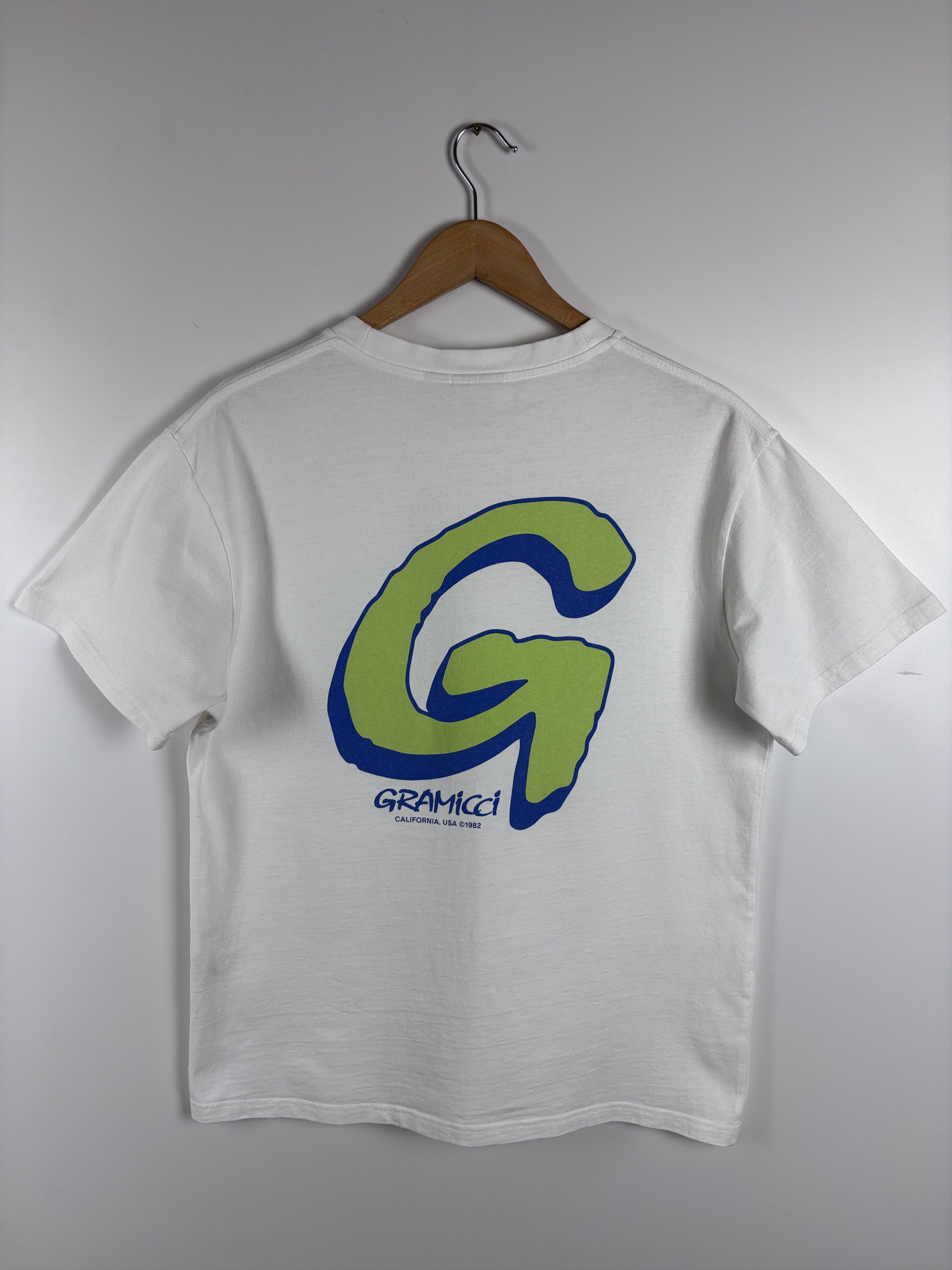 Gramicci Mens Gramicci Big G Logo Print T-Shirt White Size S Size US S / EU 44-46 / 1 - 1 Thumbnail