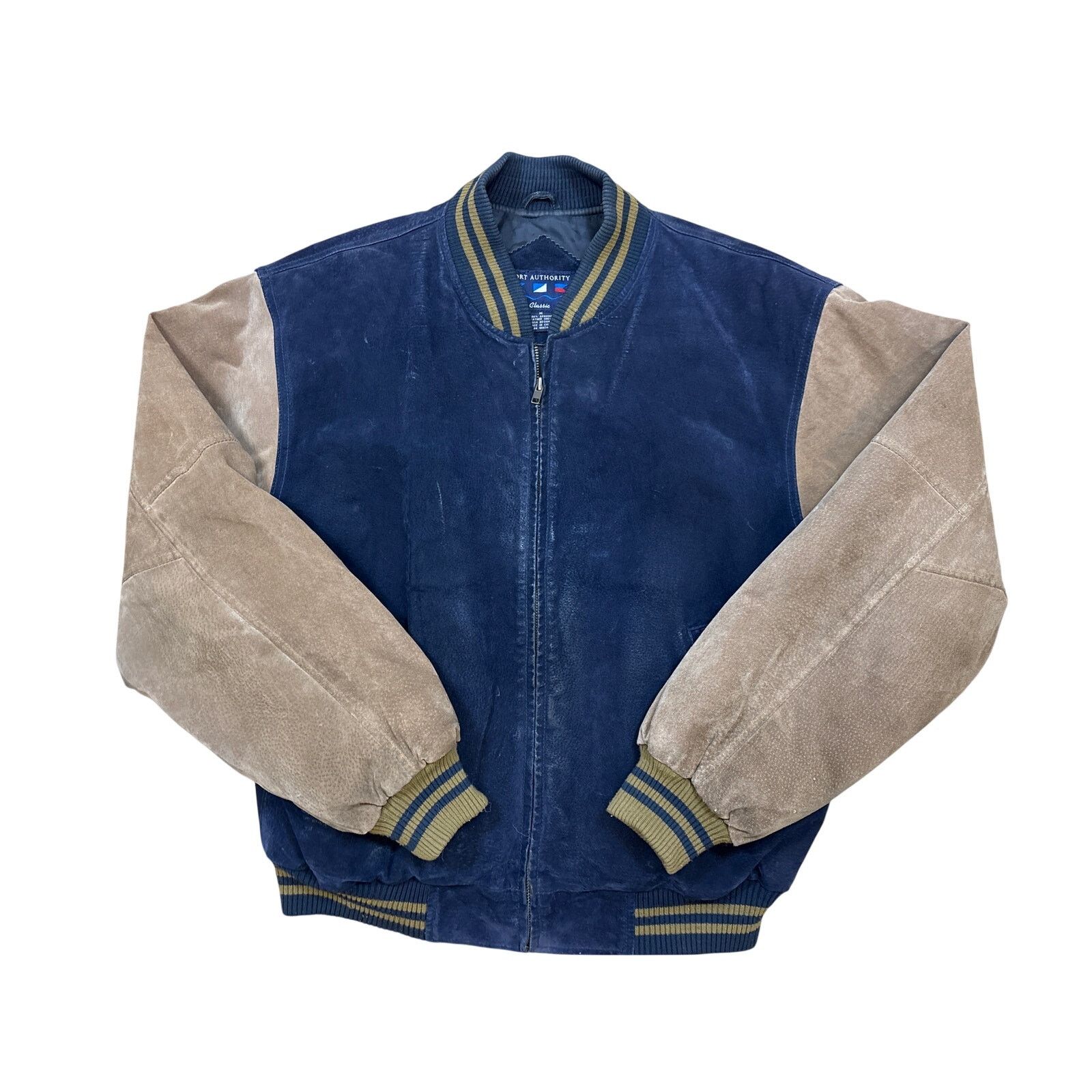 Port Authority VTG Port Authority J-782 Two-Tone Leather Varsity Jacket Size US M / EU 48-50 / 2 - 2 Thumbnail