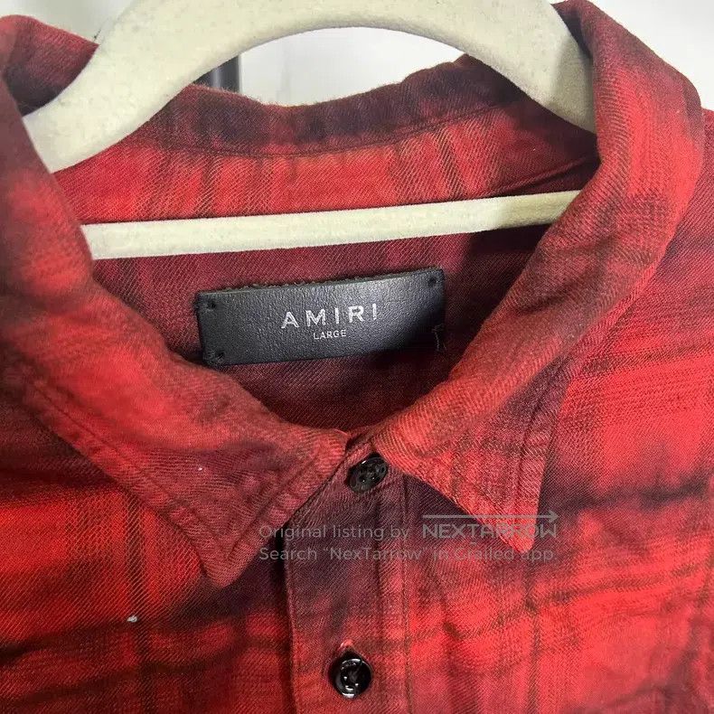 Amiri Amiri Red tie-dye shirt Size US L / EU 52-54 / 3 - 2 Thumbnail