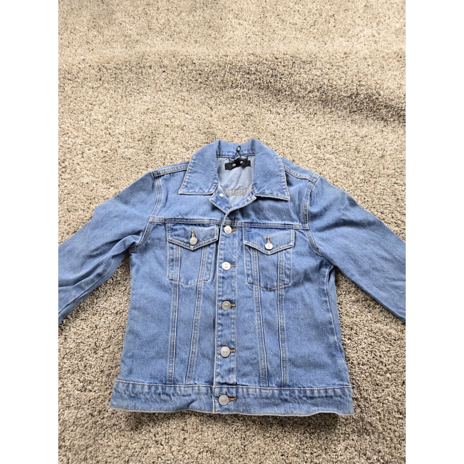 Hudson Hudson Los Angeles Jacket Womens S/M Blue Denim Collared Pockets Button Size S / US 4 / IT 40 - 3 Thumbnail