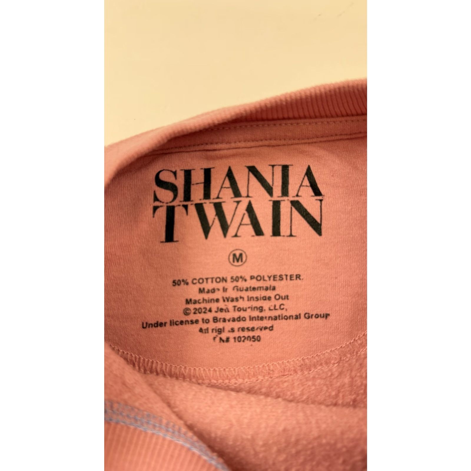 Pinko Shania Twain Sweatshirt Womens Medium Pink Crewneck That Dont Impress Me Much Size M / US 6-8 / IT 42-44 - 4 Thumbnail